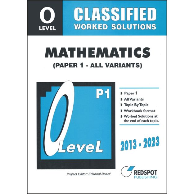 Picture of O Level Classified Mathematics P1 (All Variants)