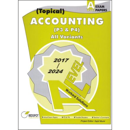 Picture of A Level Accounting P3 & P4 (Topical)
