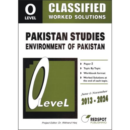 Picture of O Level Classified Pakistan Studies (Environment of Pakistan) P2